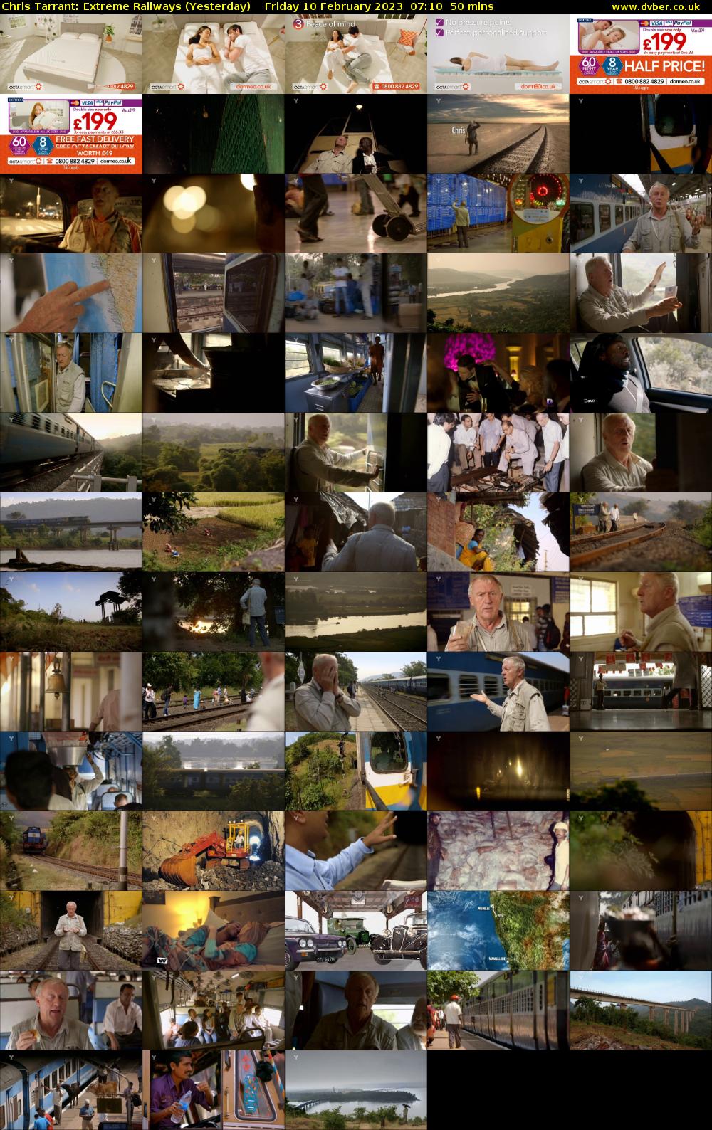 Chris Tarrant: Extreme Railways (Yesterday) Friday 10 February 2023 07:10 - 08:00