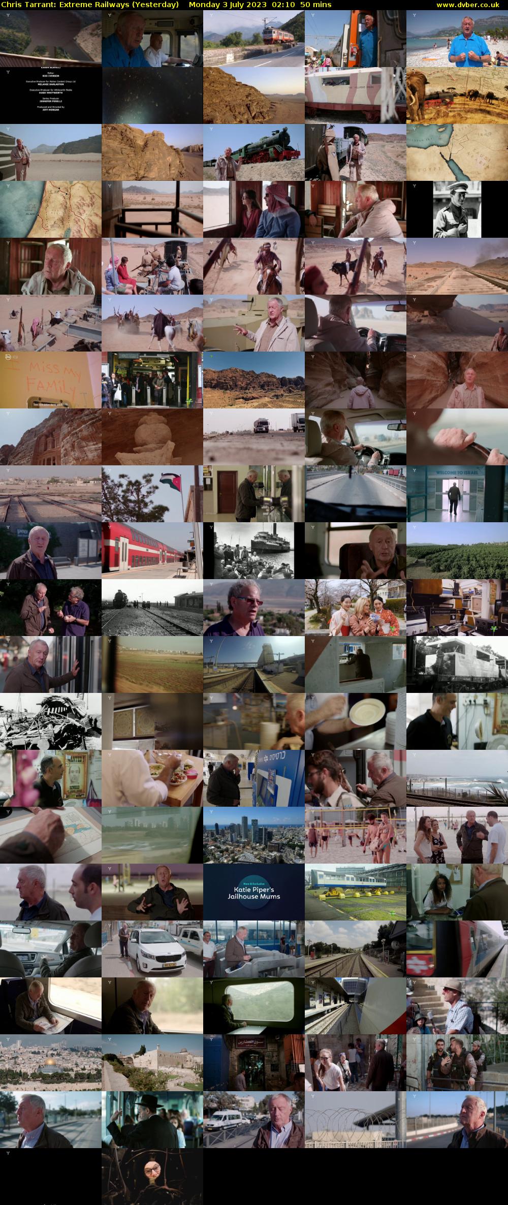 Chris Tarrant: Extreme Railways (Yesterday) Monday 3 July 2023 02:10 - 03:00