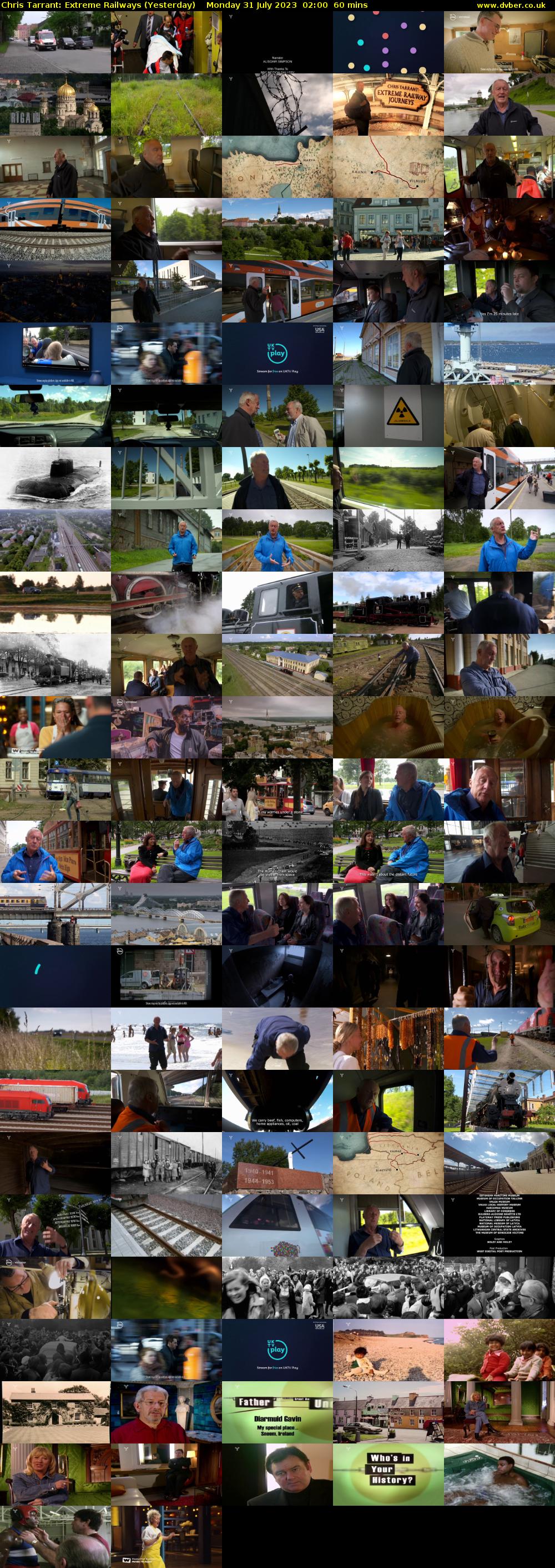 Chris Tarrant: Extreme Railways (Yesterday) Monday 31 July 2023 02:00 - 03:00