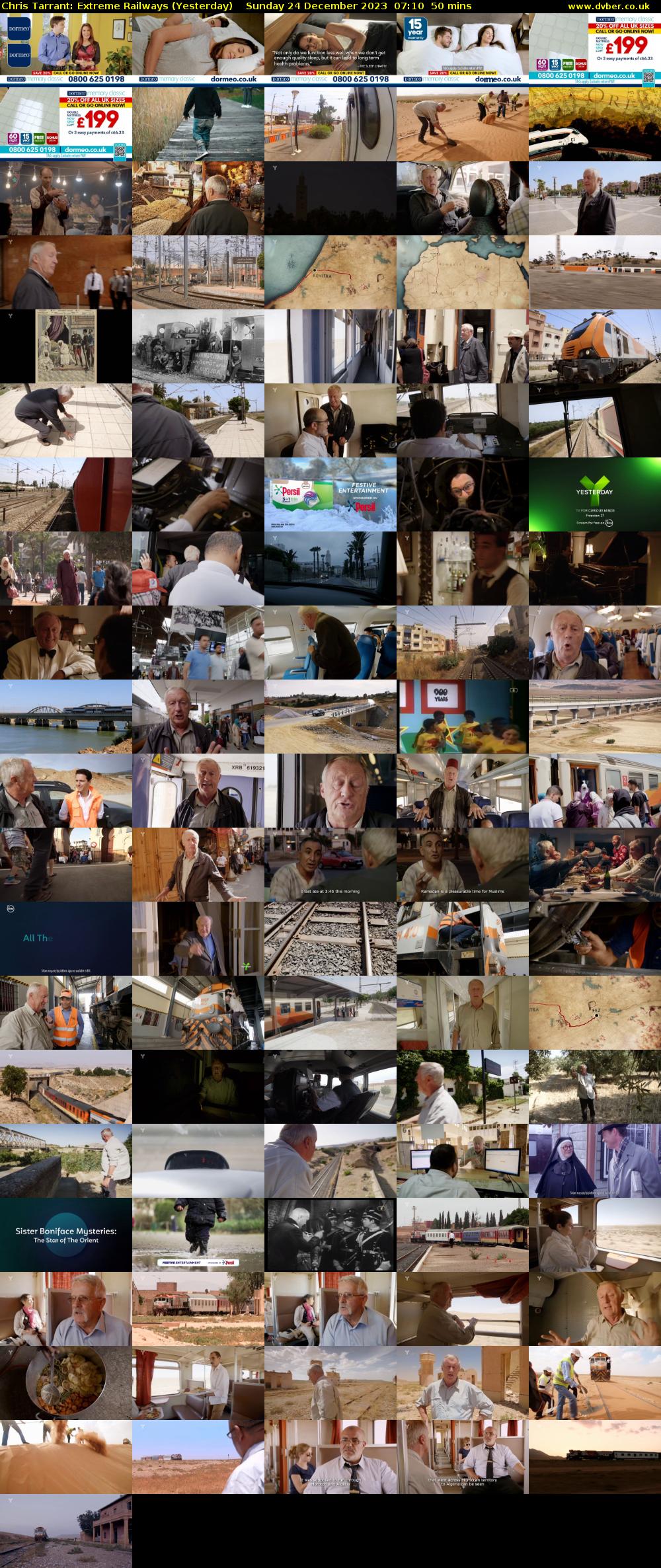 Chris Tarrant: Extreme Railways (Yesterday) Sunday 24 December 2023 07:10 - 08:00