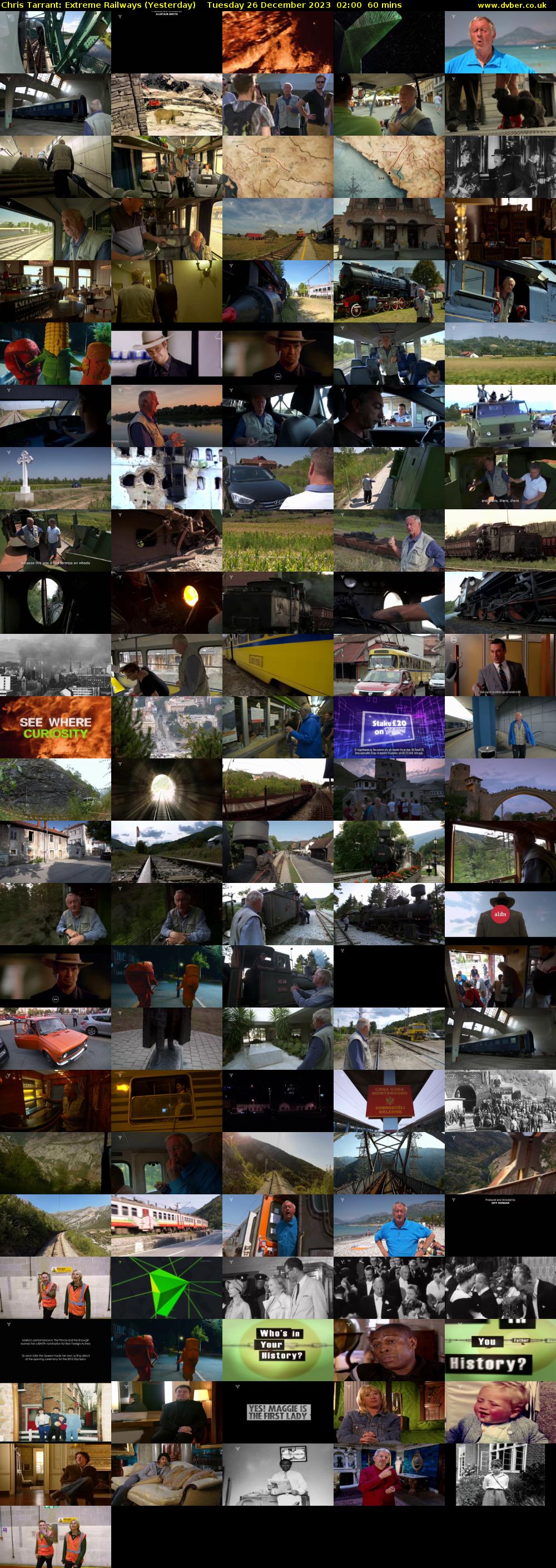 Chris Tarrant: Extreme Railways (Yesterday) Tuesday 26 December 2023 02:00 - 03:00