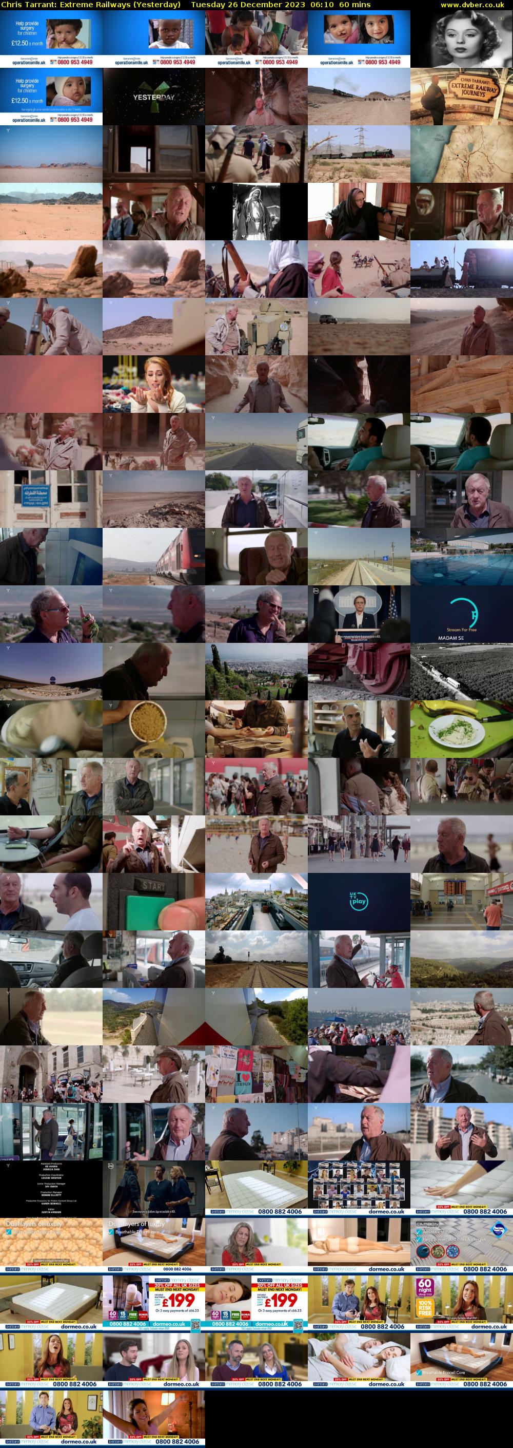 Chris Tarrant: Extreme Railways (Yesterday) Tuesday 26 December 2023 06:10 - 07:10