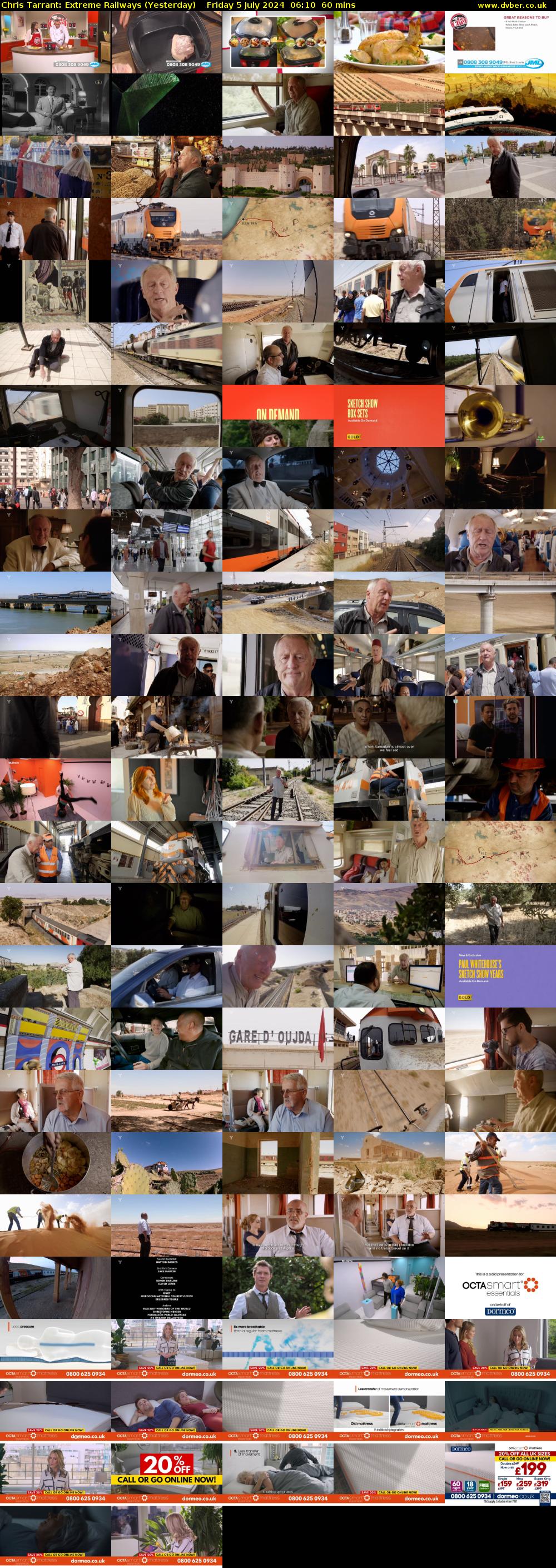 Chris Tarrant: Extreme Railways (Yesterday) Friday 5 July 2024 06:10 - 07:10