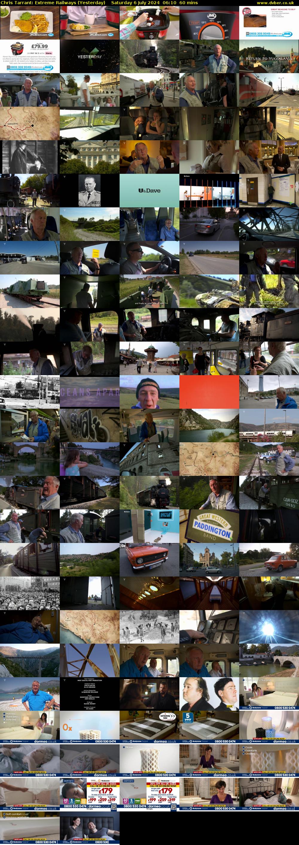 Chris Tarrant: Extreme Railways (Yesterday) Saturday 6 July 2024 06:10 - 07:10