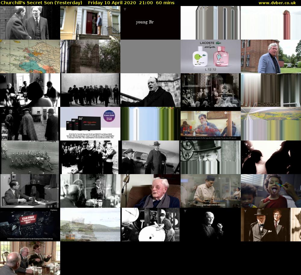 Churchill's Secret Son (Yesterday) Friday 10 April 2020 21:00 - 22:00