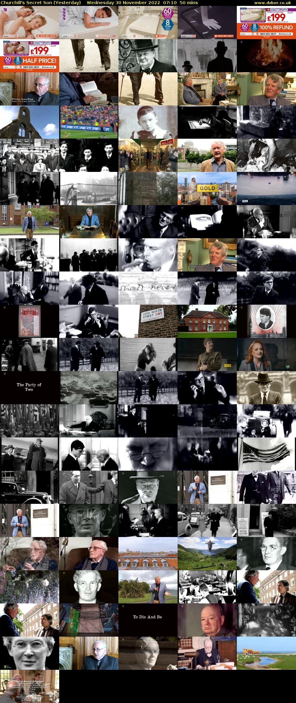 Churchill's Secret Son (Yesterday) Wednesday 30 November 2022 07:10 - 08:00