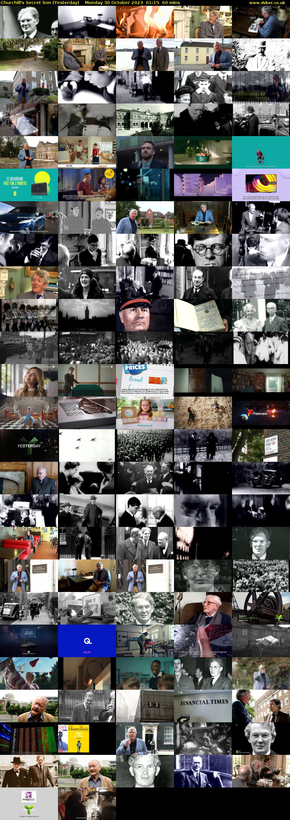 Churchill's Secret Son (Yesterday) Monday 30 October 2023 01:15 - 02:15