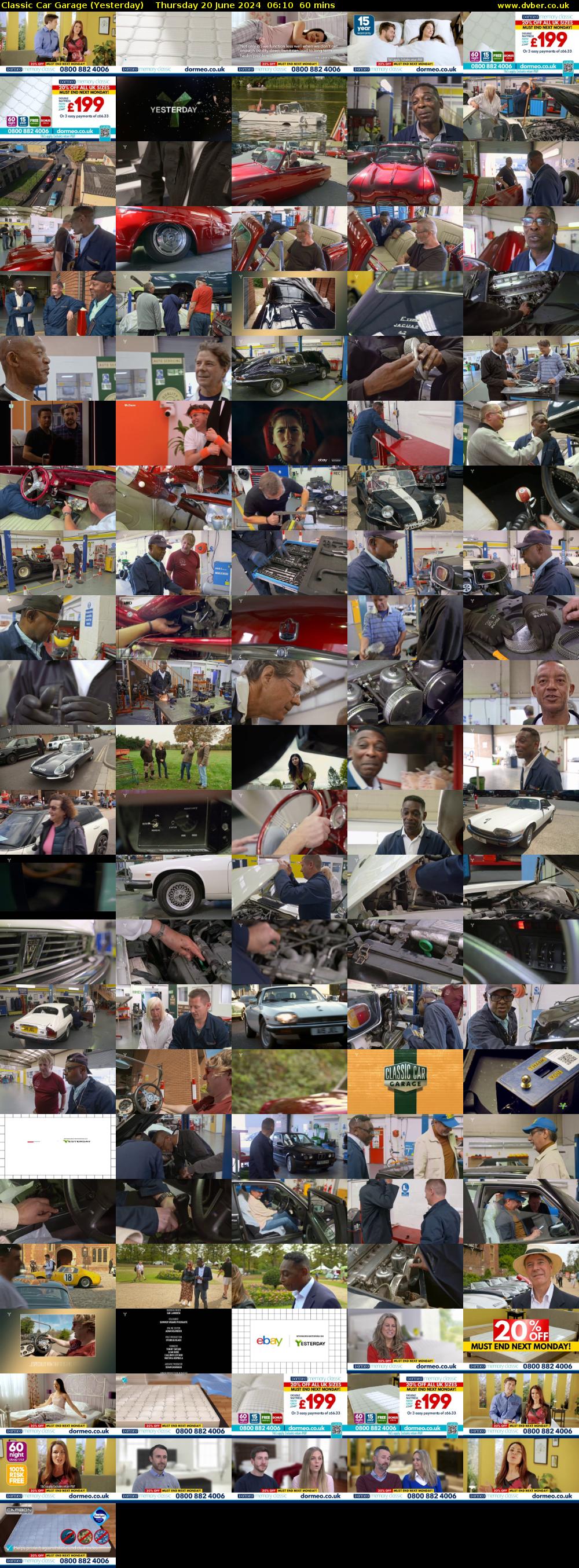 Classic Car Garage (Yesterday) Thursday 20 June 2024 06:10 - 07:10
