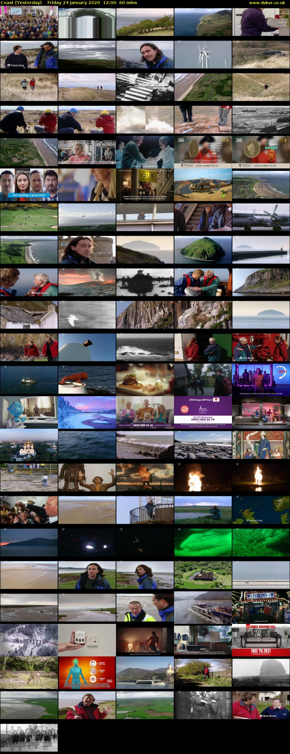 Coast (Yesterday) Friday 24 January 2020 12:00 - 13:00