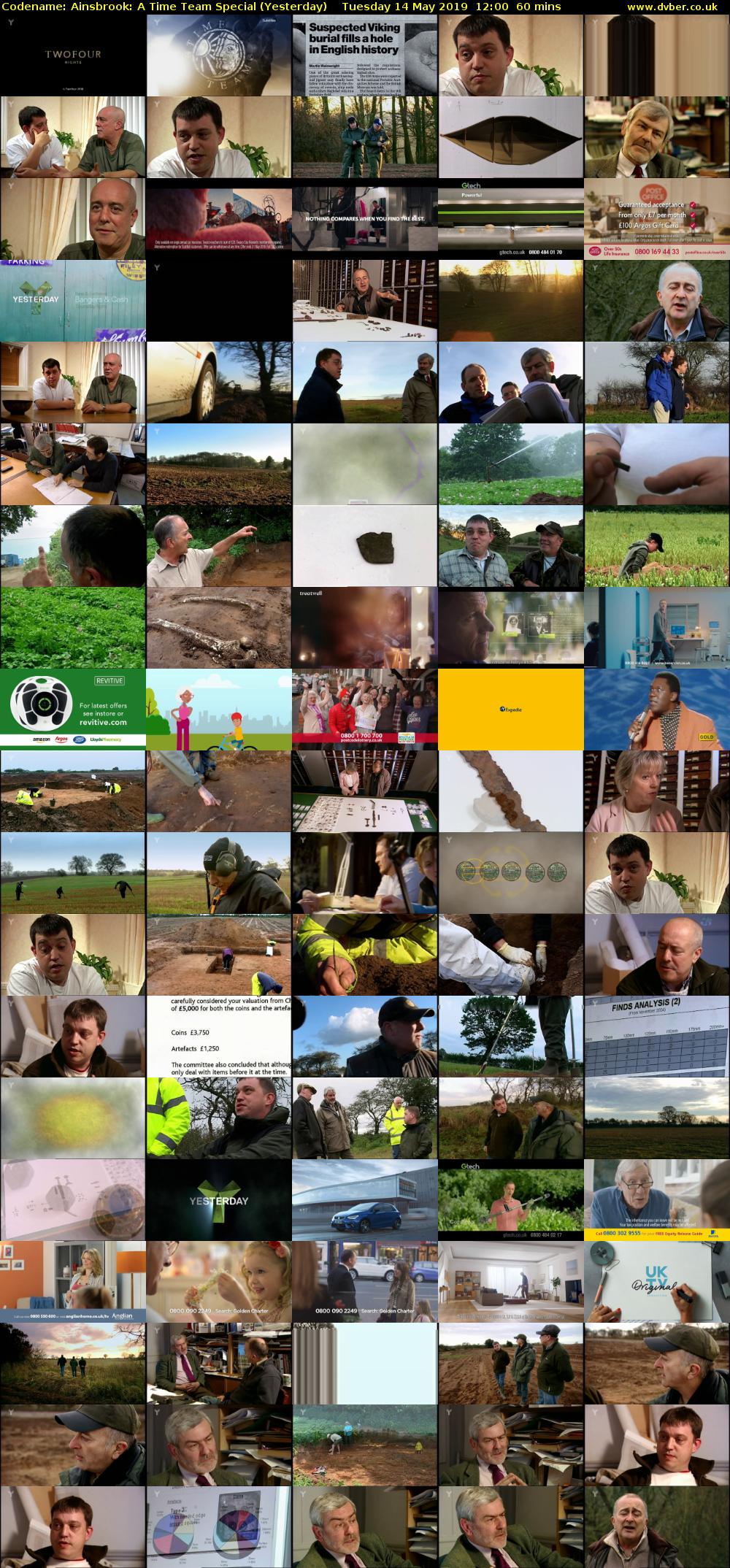 Codename: Ainsbrook: A Time Team Special (Yesterday) Tuesday 14 May 2019 12:00 - 13:00