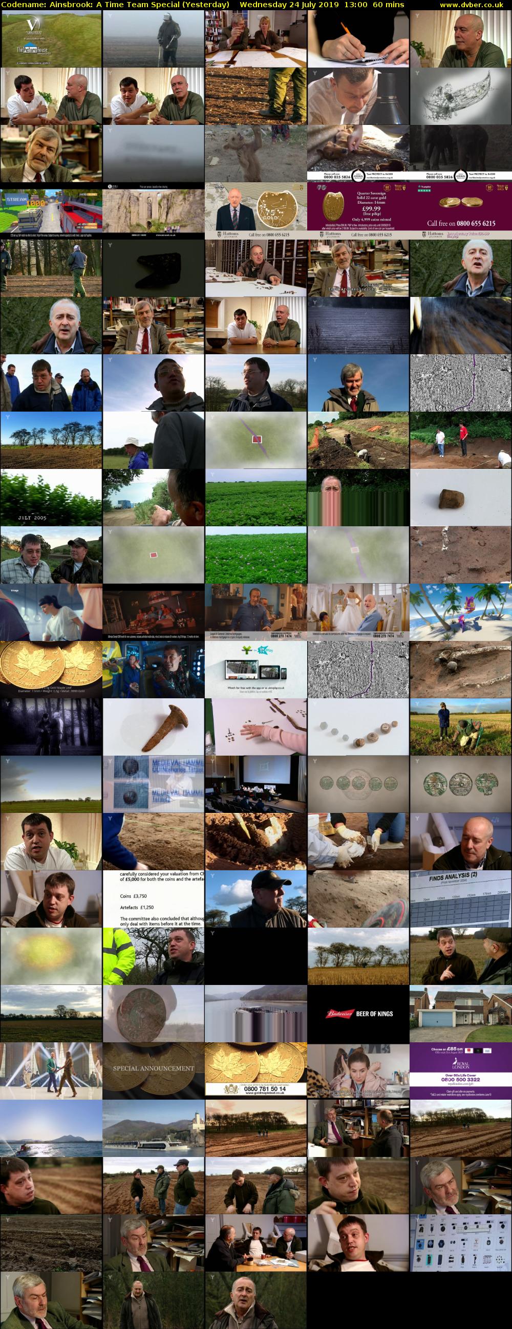 Codename: Ainsbrook: A Time Team Special (Yesterday) Wednesday 24 July 2019 13:00 - 14:00