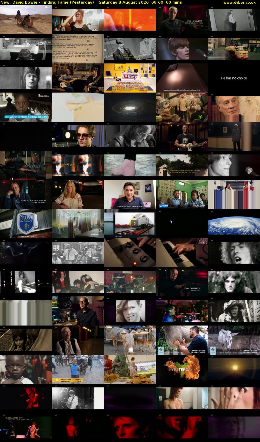 David Bowie - Finding Fame (Yesterday) Saturday 8 August 2020 09:00 - 10:00