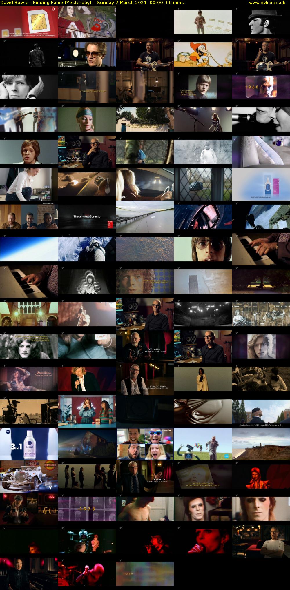 David Bowie - Finding Fame (Yesterday) Sunday 7 March 2021 00:00 - 01:00