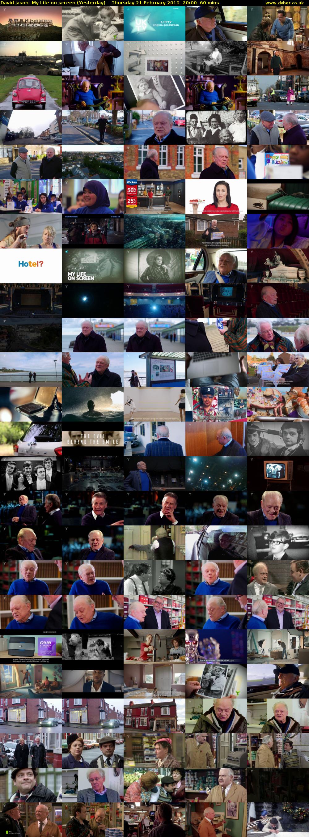 David Jason: My Life on screen (Yesterday) Thursday 21 February 2019 20:00 - 21:00