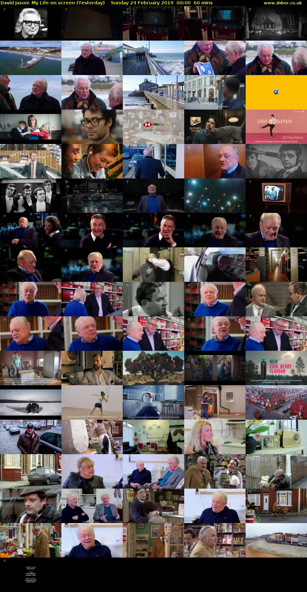 David Jason: My Life on screen (Yesterday) Sunday 24 February 2019 00:00 - 01:00