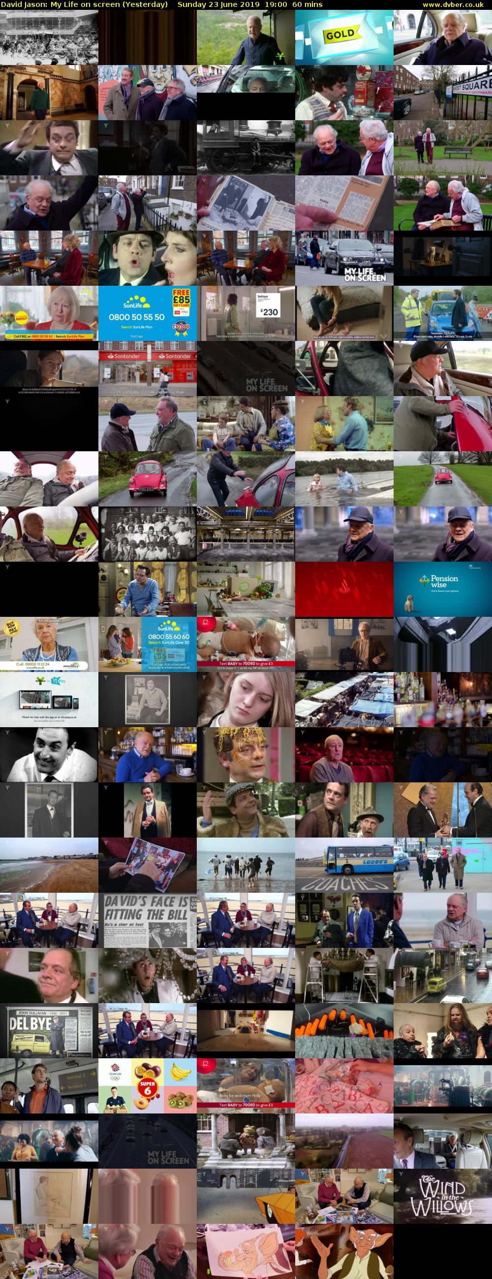 David Jason: My Life on screen (Yesterday) Sunday 23 June 2019 19:00 - 20:00