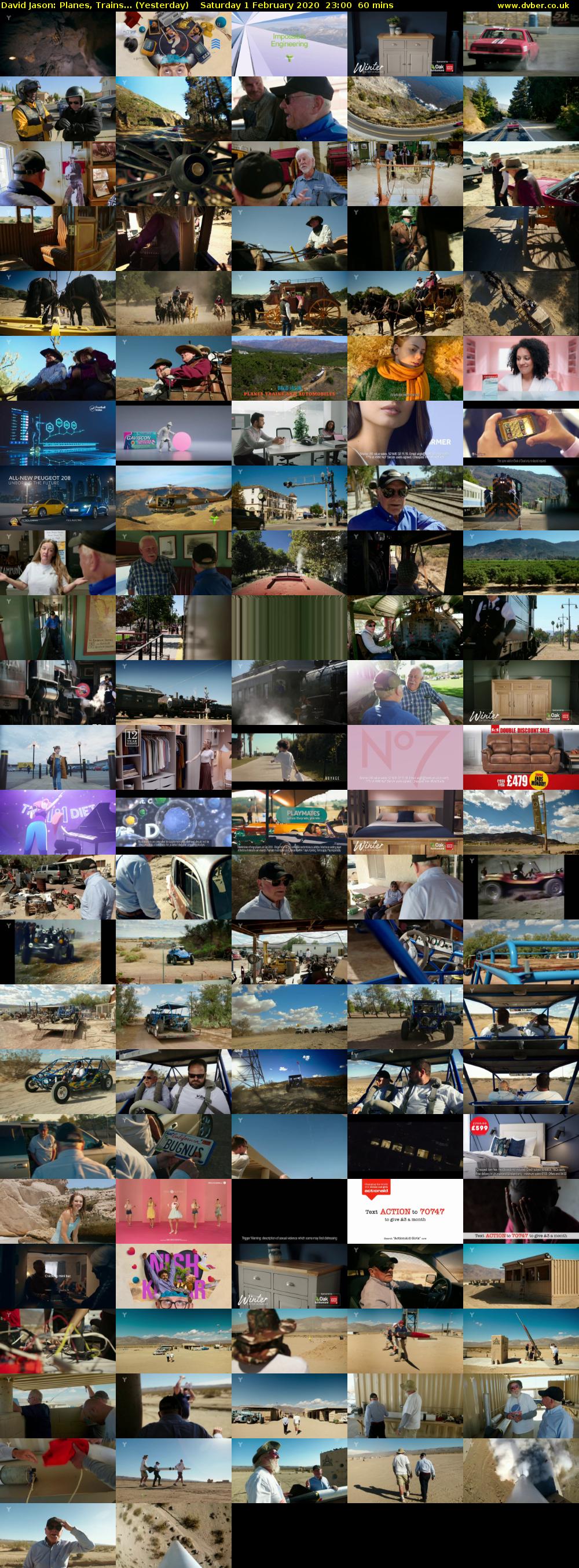David Jason: Planes, Trains... (Yesterday) Saturday 1 February 2020 23:00 - 00:00