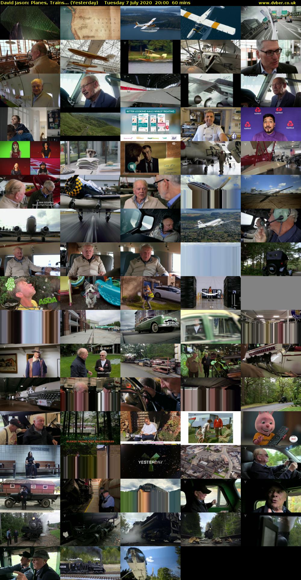 David Jason: Planes, Trains... (Yesterday) Tuesday 7 July 2020 20:00 - 21:00