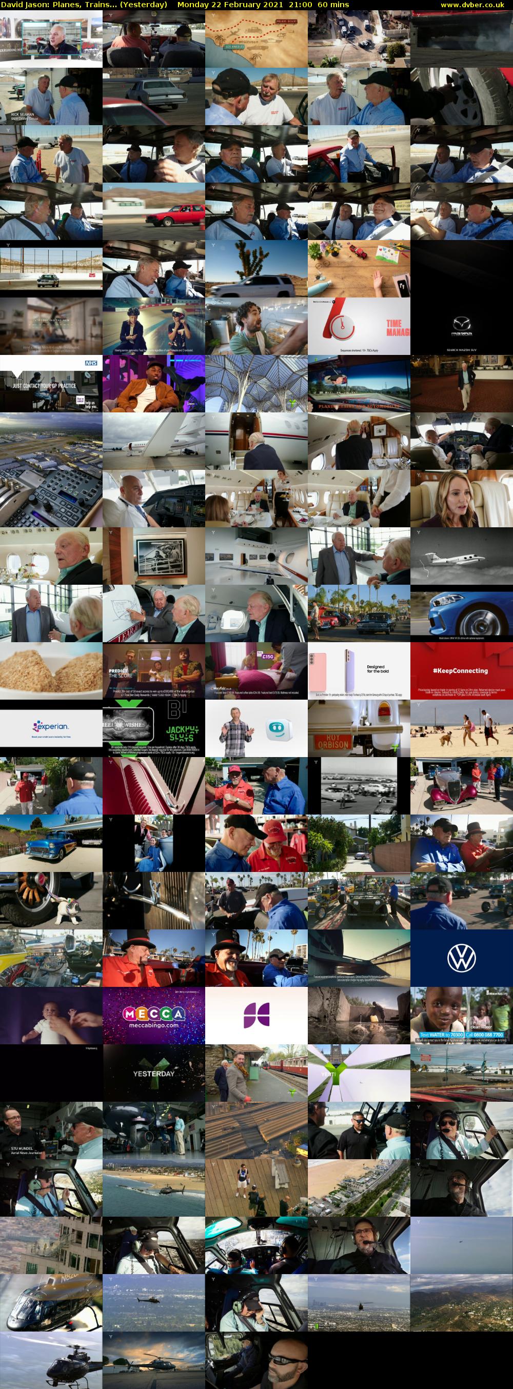 David Jason: Planes, Trains... (Yesterday) Monday 22 February 2021 21:00 - 22:00