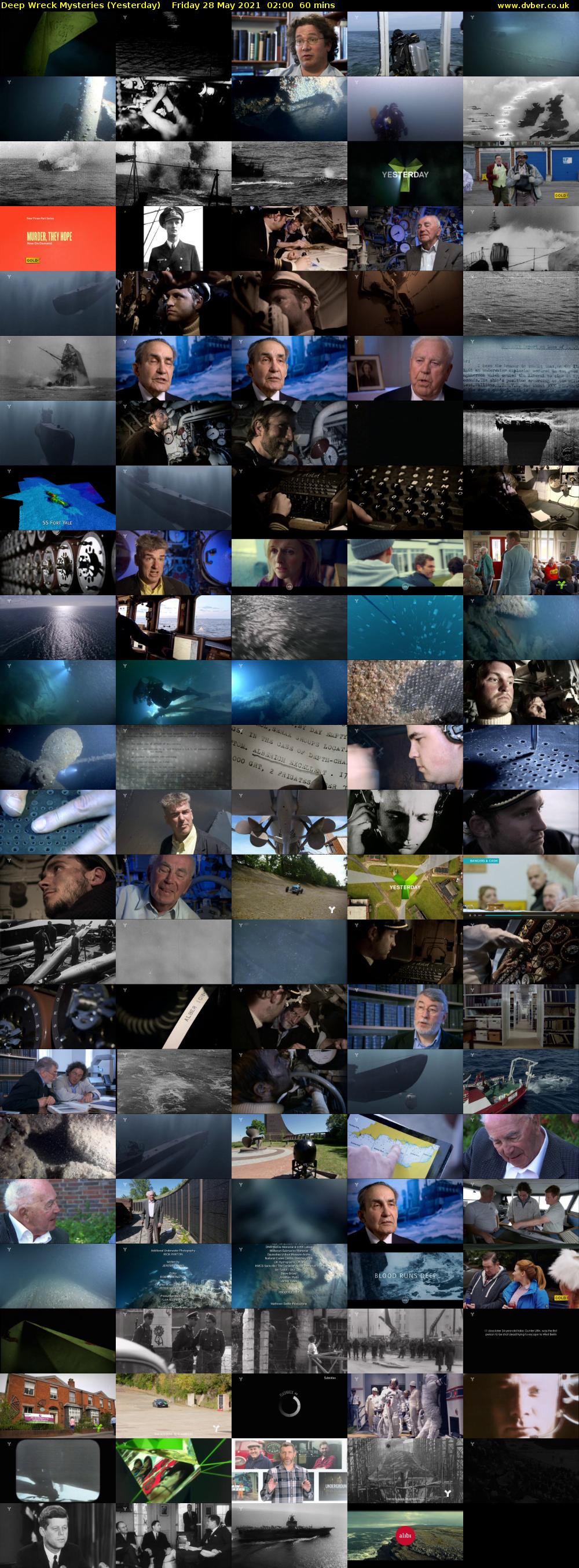 Deep Wreck Mysteries (Yesterday) Friday 28 May 2021 02:00 - 03:00