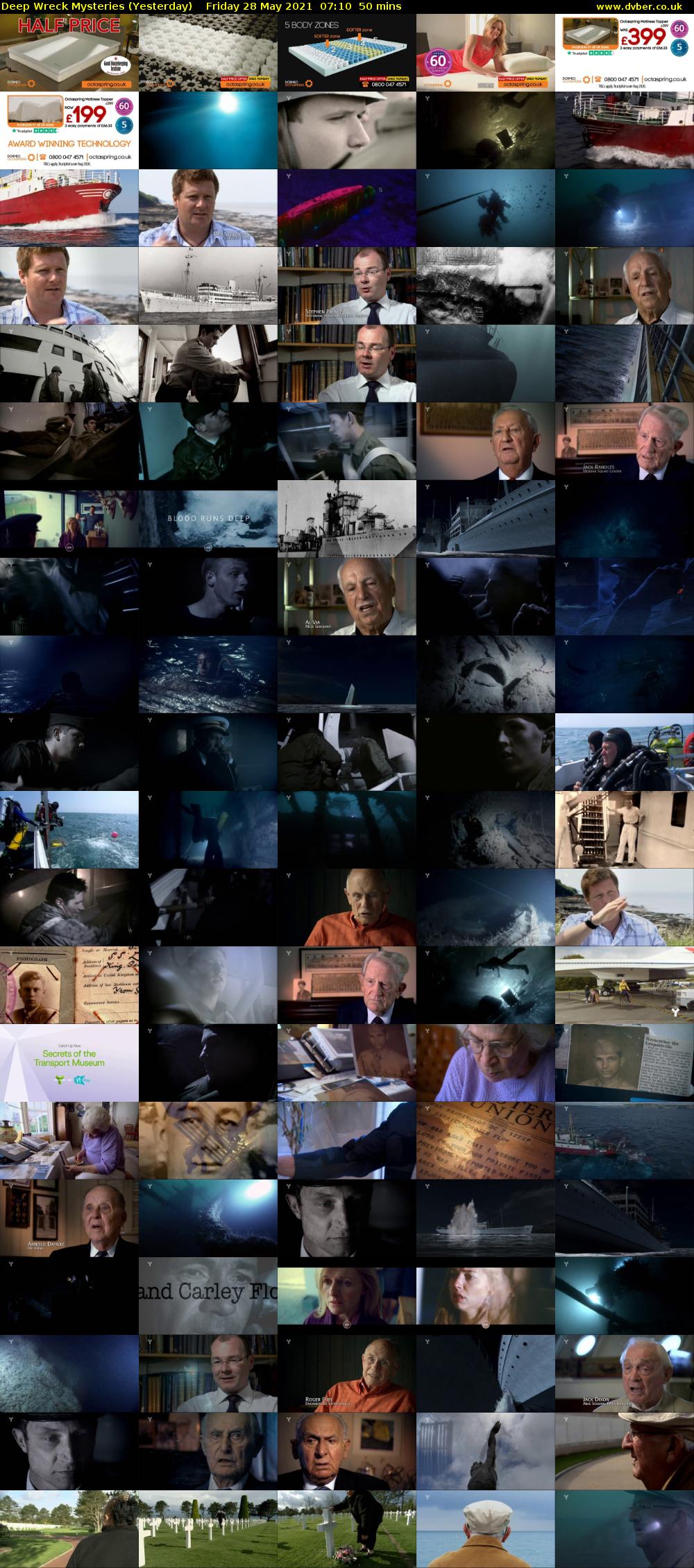Deep Wreck Mysteries (Yesterday) Friday 28 May 2021 07:10 - 08:00
