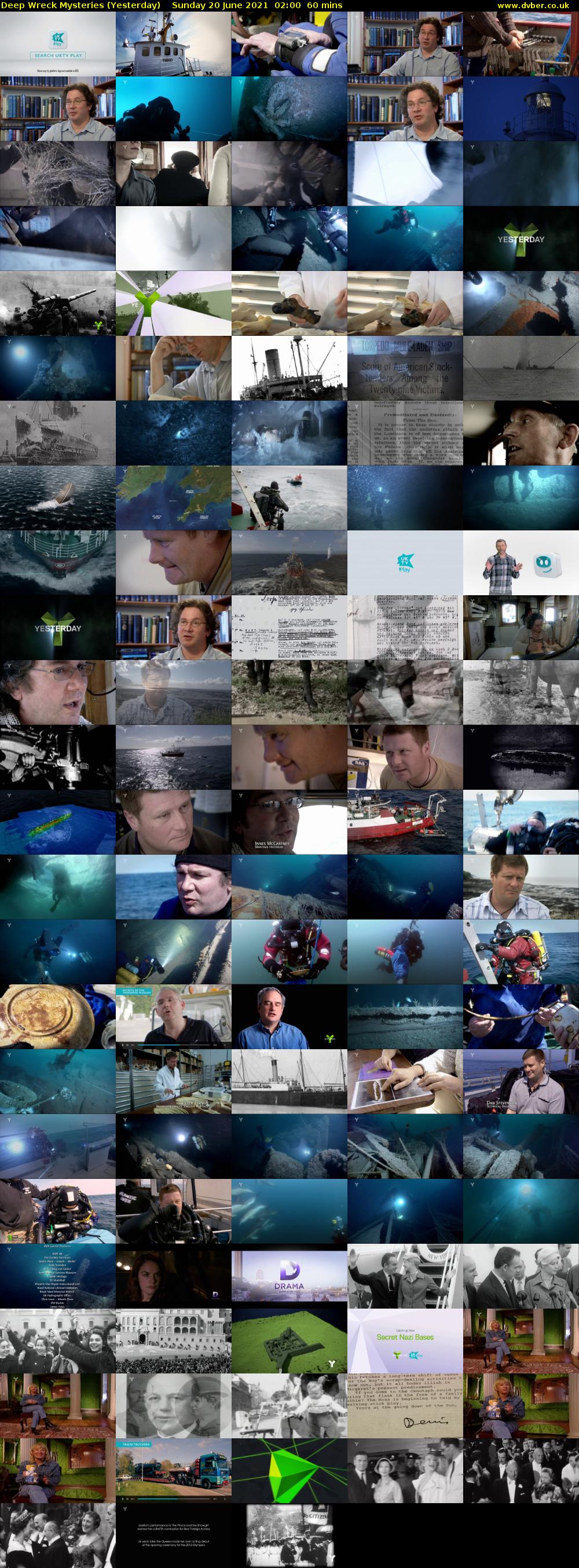 Deep Wreck Mysteries (Yesterday) Sunday 20 June 2021 02:00 - 03:00