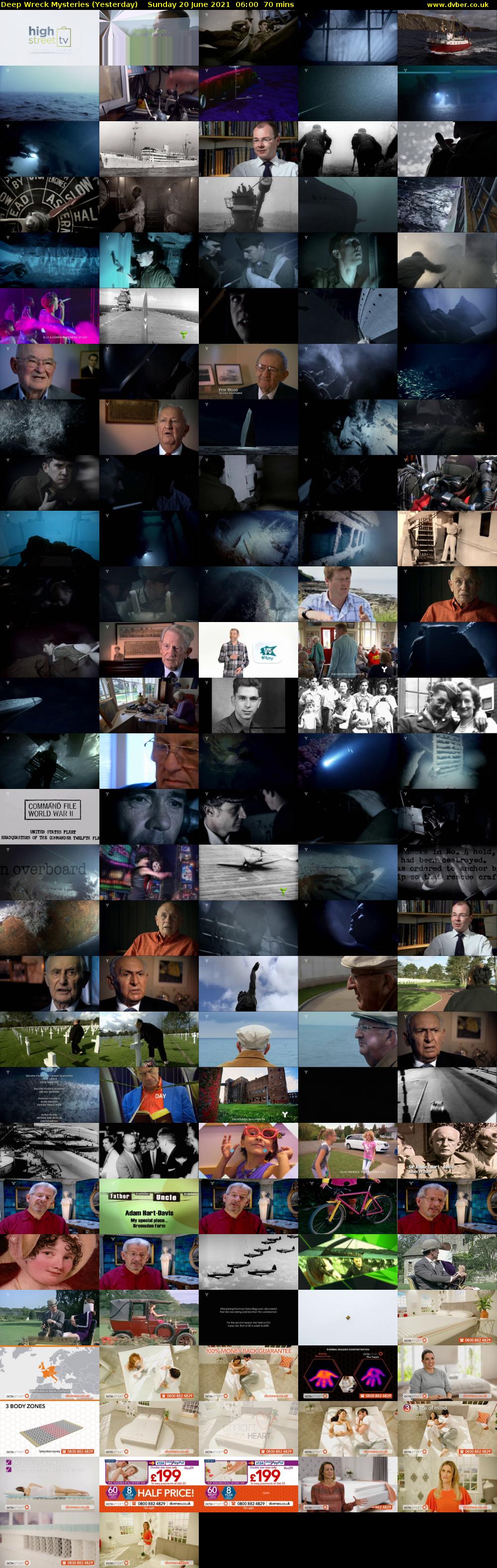 Deep Wreck Mysteries (Yesterday) Sunday 20 June 2021 06:00 - 07:10