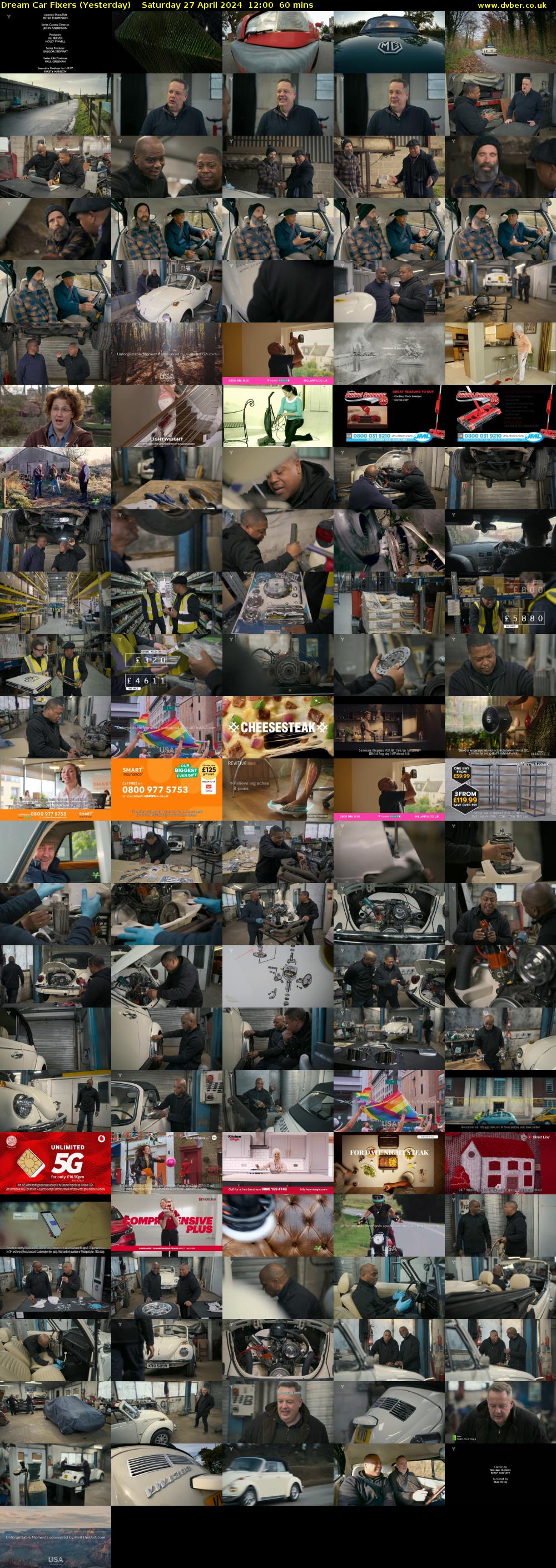 Dream Car Fixers (Yesterday) Saturday 27 April 2024 12:00 - 13:00