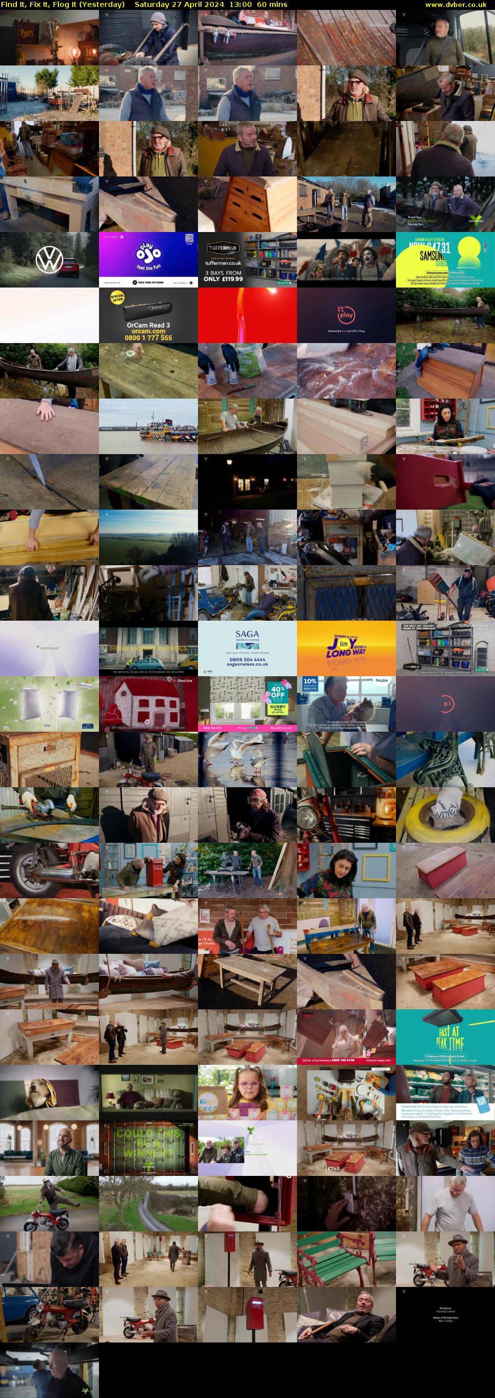 Find It, Fix It, Flog It (Yesterday) Saturday 27 April 2024 13:00 - 14:00