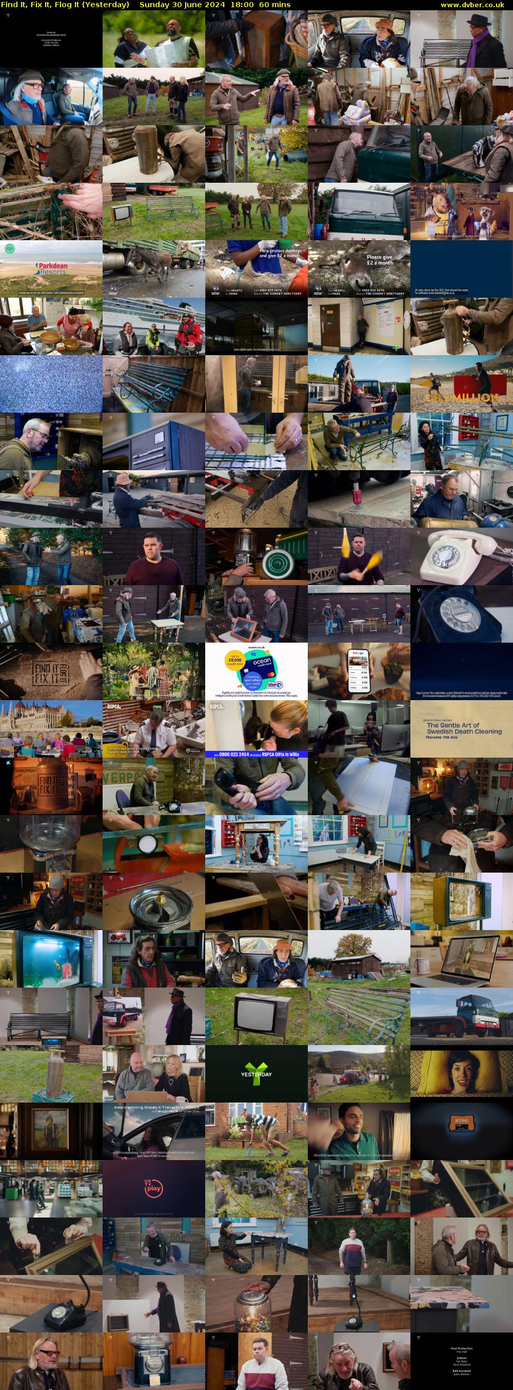 Find It, Fix It, Flog It (Yesterday) Sunday 30 June 2024 18:00 - 19:00
