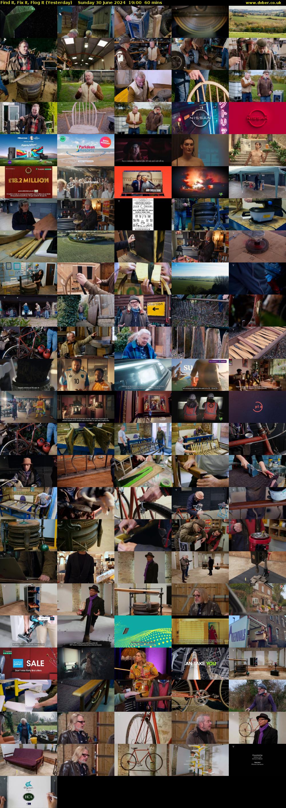 Find It, Fix It, Flog It (Yesterday) Sunday 30 June 2024 19:00 - 20:00