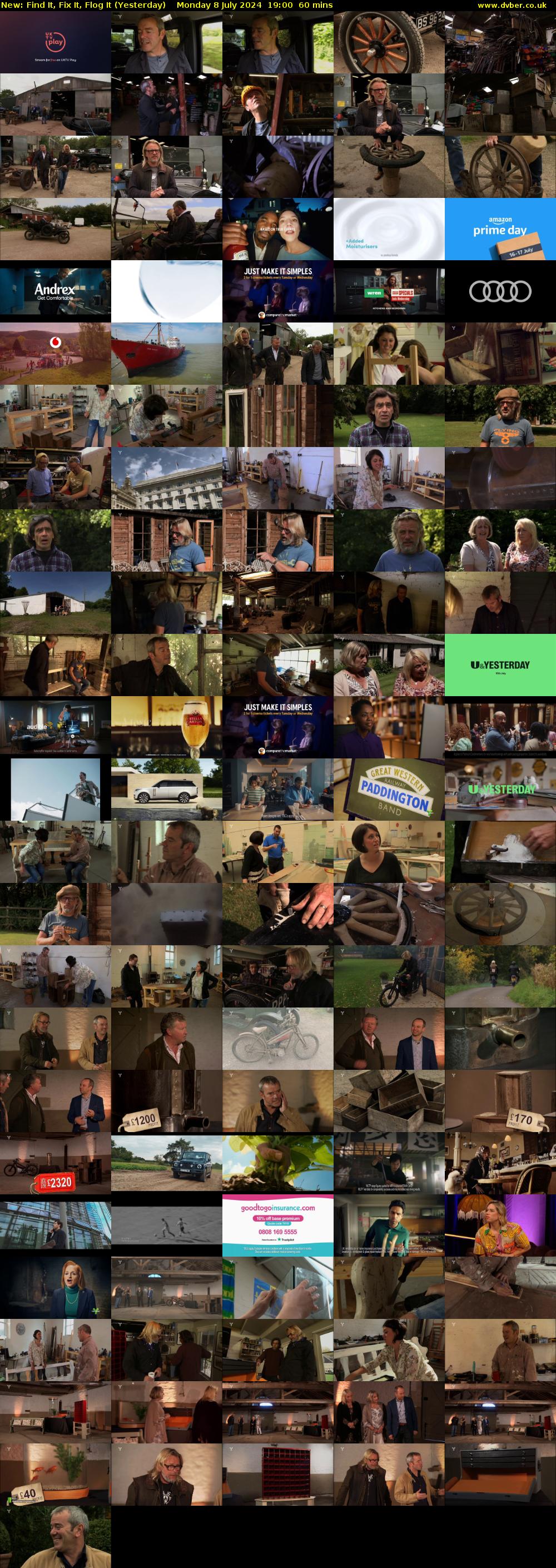 Find It, Fix It, Flog It (Yesterday) Monday 8 July 2024 19:00 - 20:00