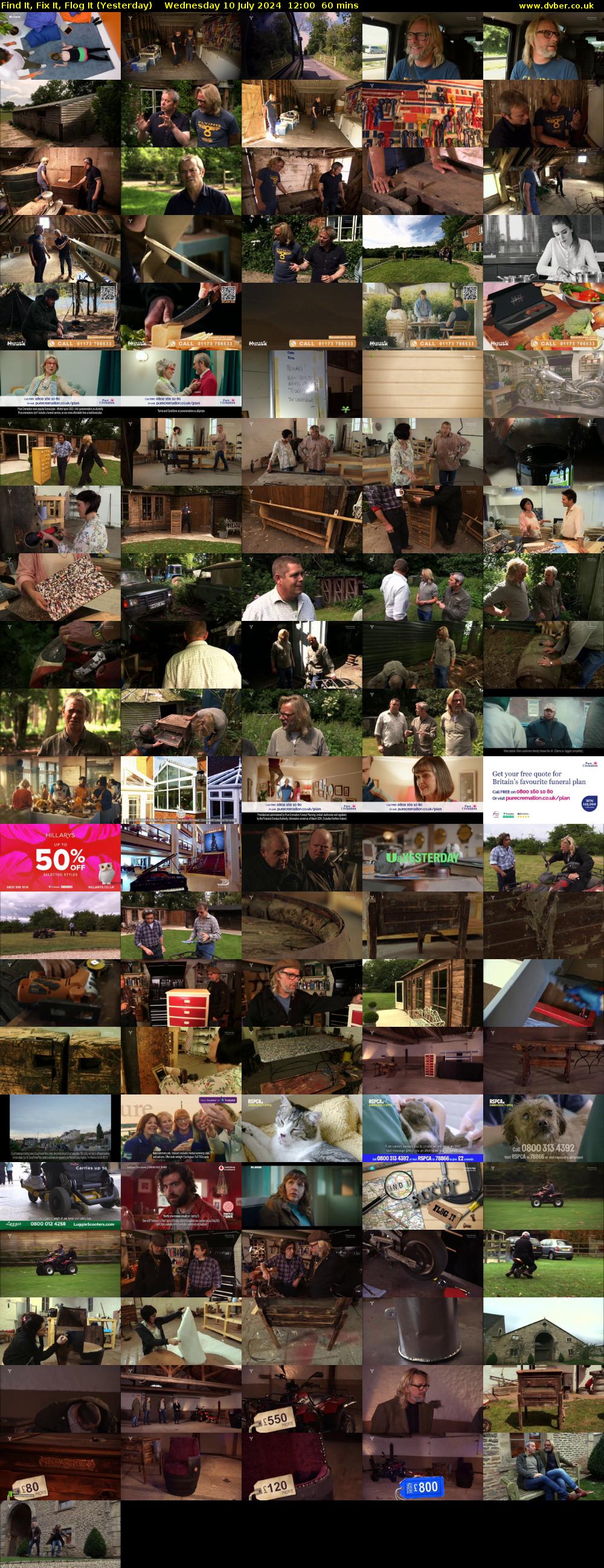 Find It, Fix It, Flog It (Yesterday) Wednesday 10 July 2024 12:00 - 13:00