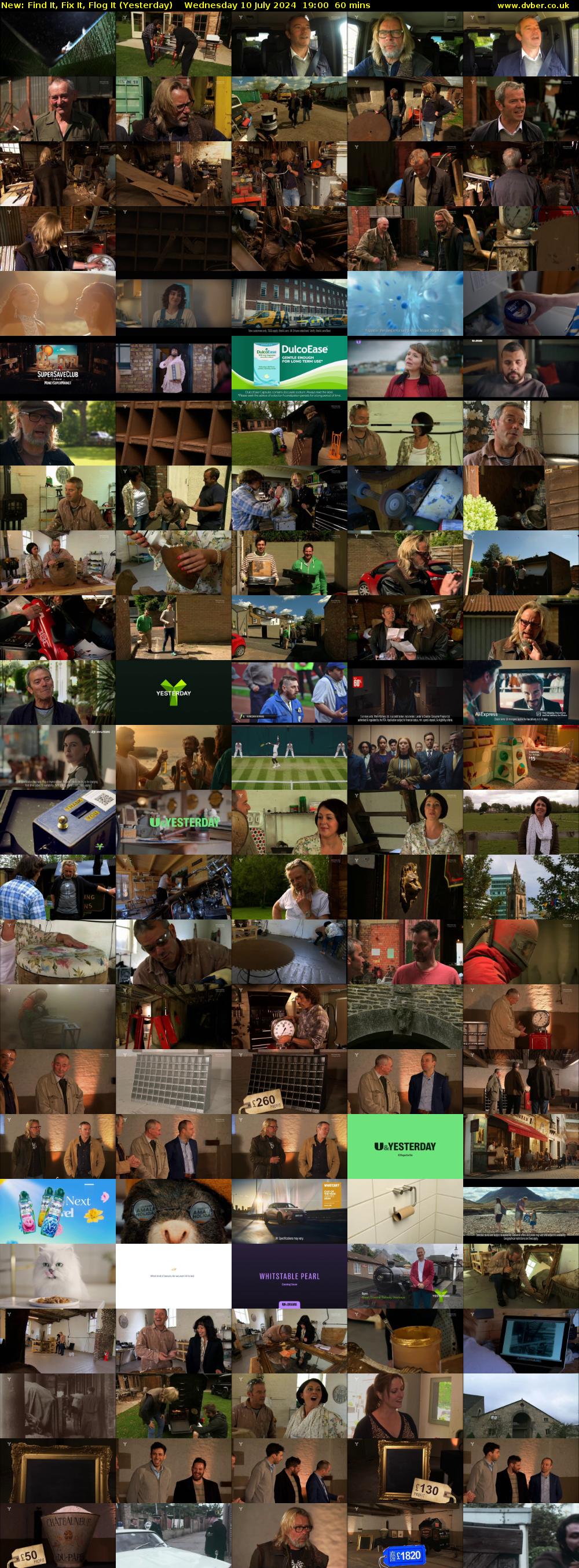 Find It, Fix It, Flog It (Yesterday) Wednesday 10 July 2024 19:00 - 20:00