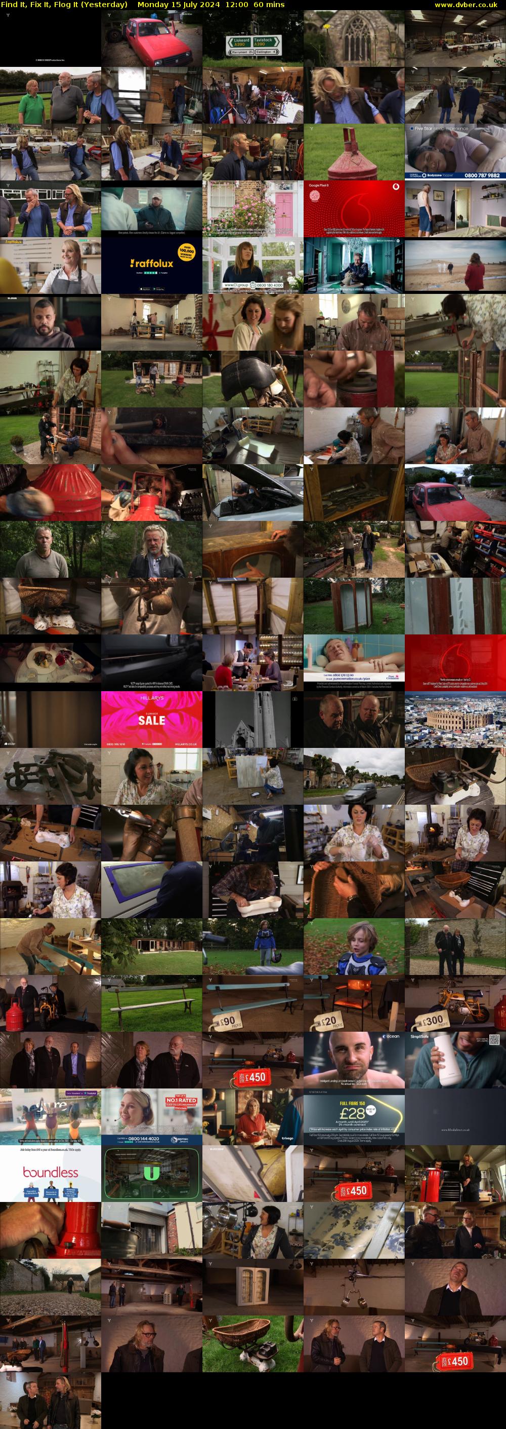 Find It, Fix It, Flog It (Yesterday) Monday 15 July 2024 12:00 - 13:00