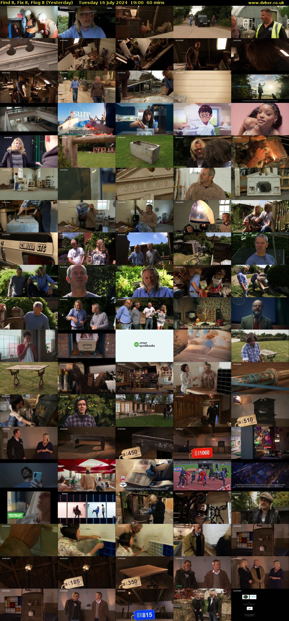 Find It, Fix It, Flog It (Yesterday) Tuesday 16 July 2024 19:00 - 20:00