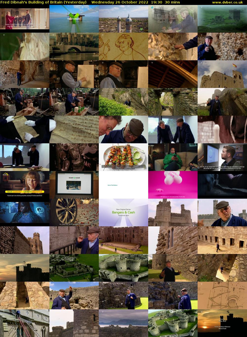 Fred Dibnah's Building of Britain (Yesterday) Wednesday 26 October 2022 19:30 - 20:00