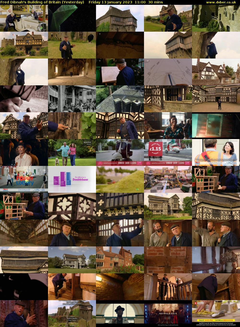 Fred Dibnah's Building of Britain (Yesterday) Friday 13 January 2023 11:00 - 11:30
