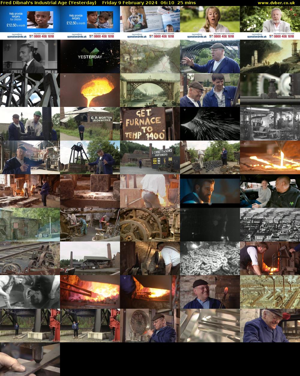 Fred Dibnah's Industrial Age (Yesterday) Friday 9 February 2024 06:10 - 06:35