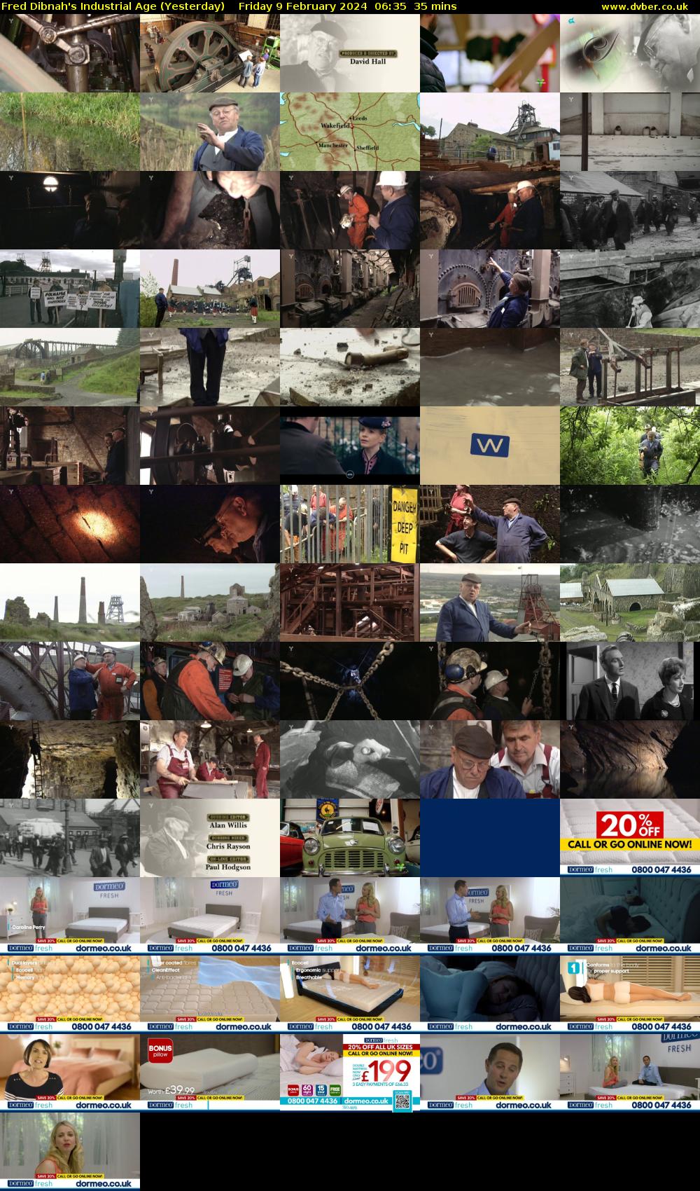Fred Dibnah's Industrial Age (Yesterday) Friday 9 February 2024 06:35 - 07:10