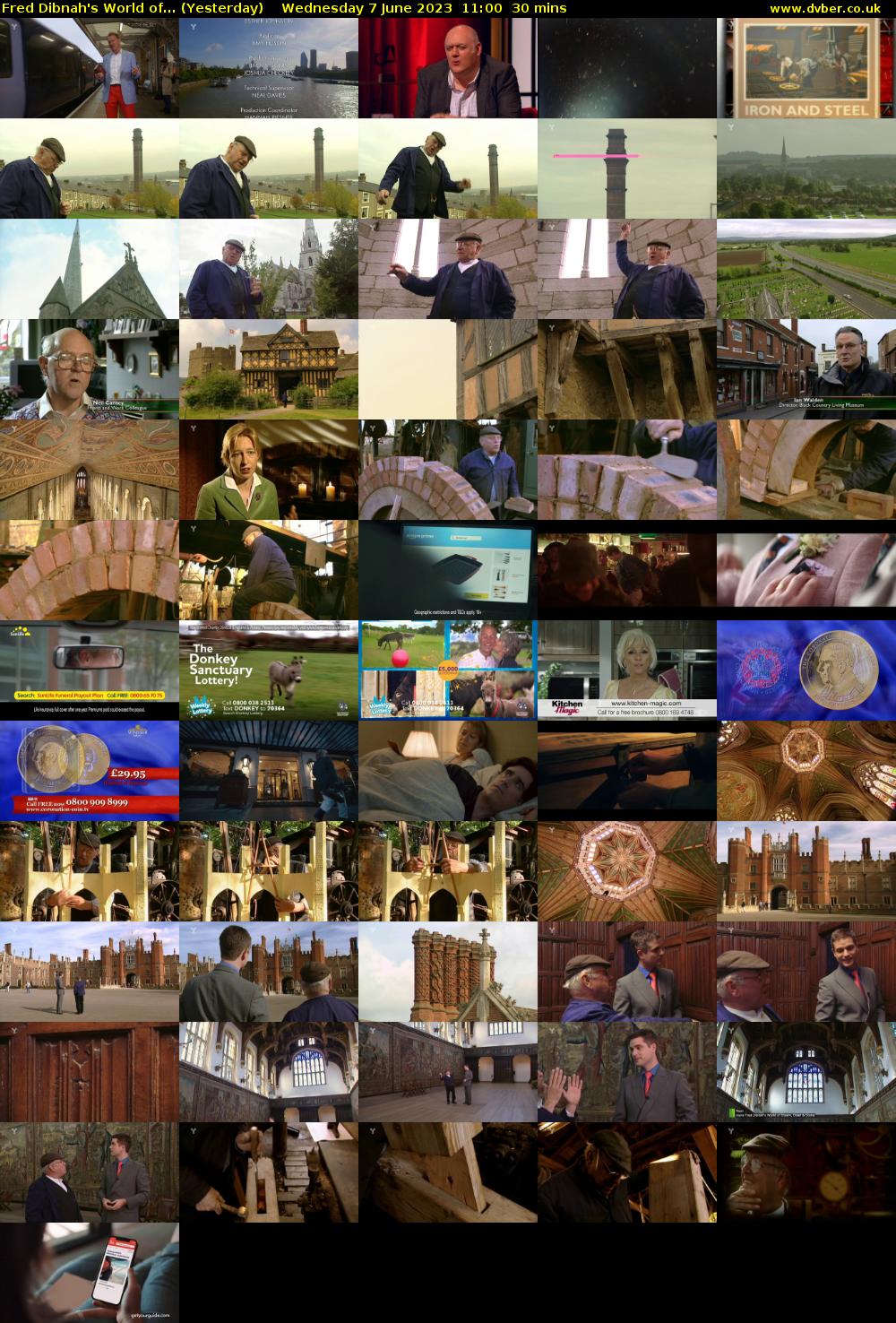 Fred Dibnah's World of... (Yesterday) Wednesday 7 June 2023 11:00 - 11:30