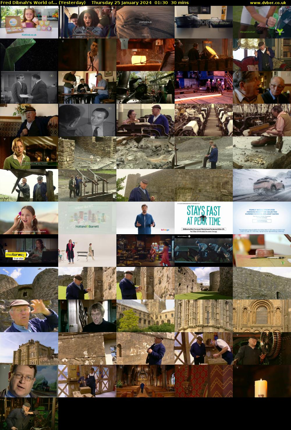 Fred Dibnah's World of... (Yesterday) Thursday 25 January 2024 01:30 - 02:00
