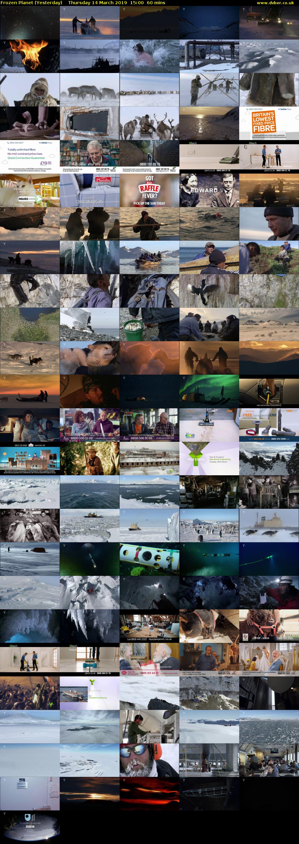 Frozen Planet (Yesterday) Thursday 14 March 2019 15:00 - 16:00