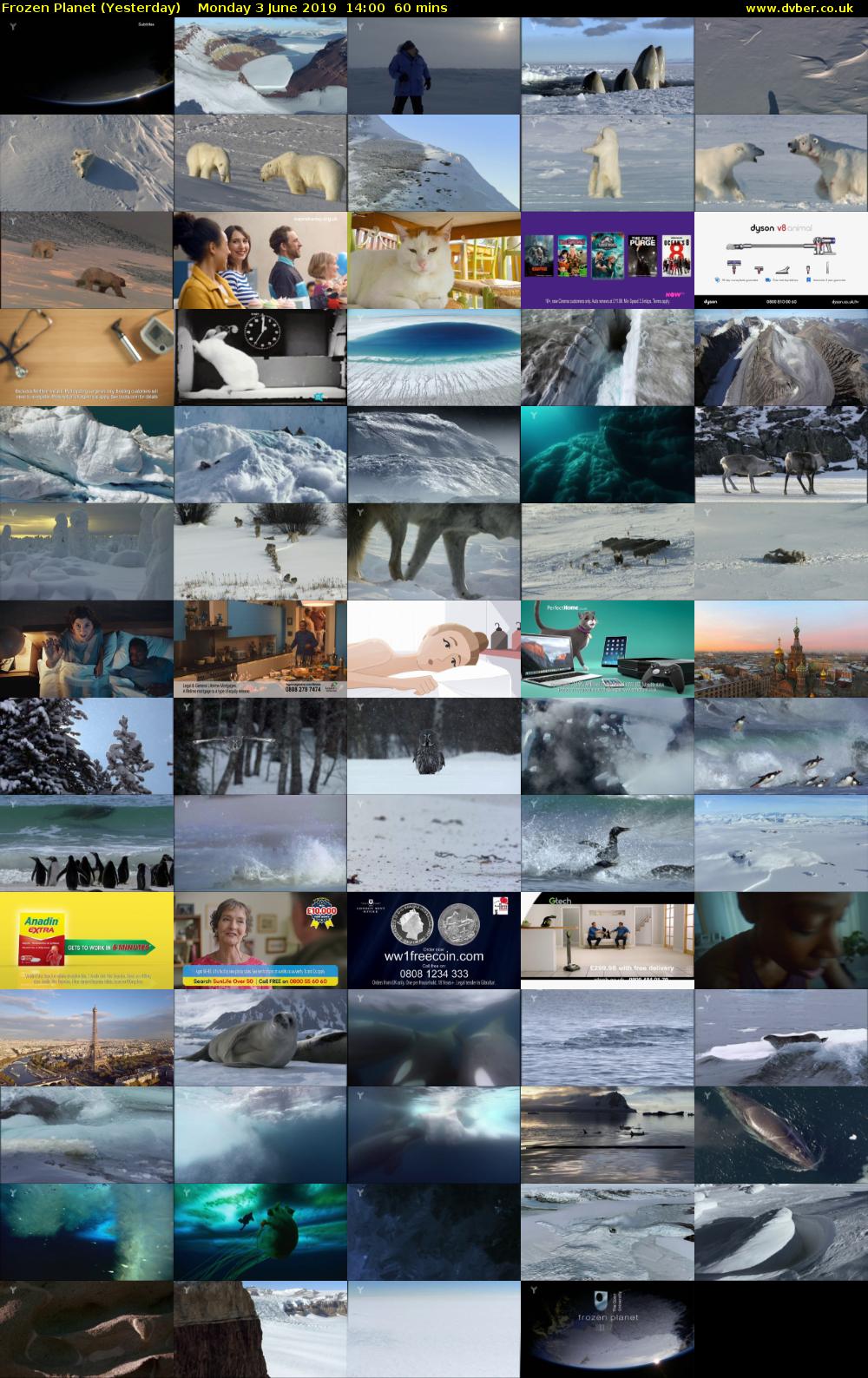 Frozen Planet (Yesterday) Monday 3 June 2019 14:00 - 15:00