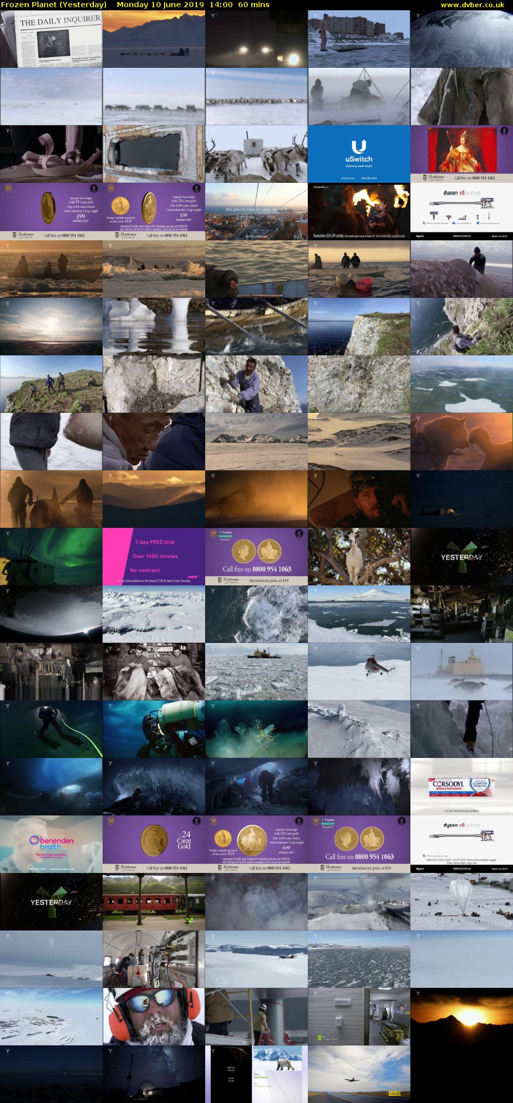 Frozen Planet (Yesterday) Monday 10 June 2019 14:00 - 15:00
