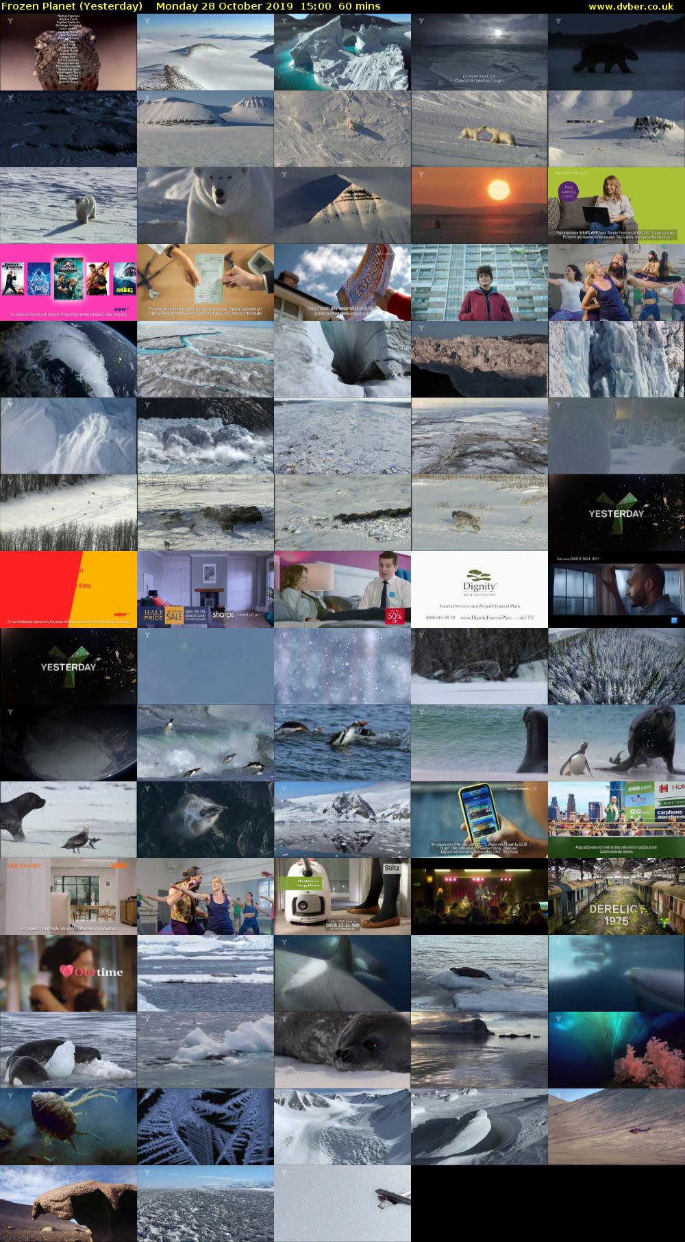 Frozen Planet (Yesterday) Monday 28 October 2019 15:00 - 16:00