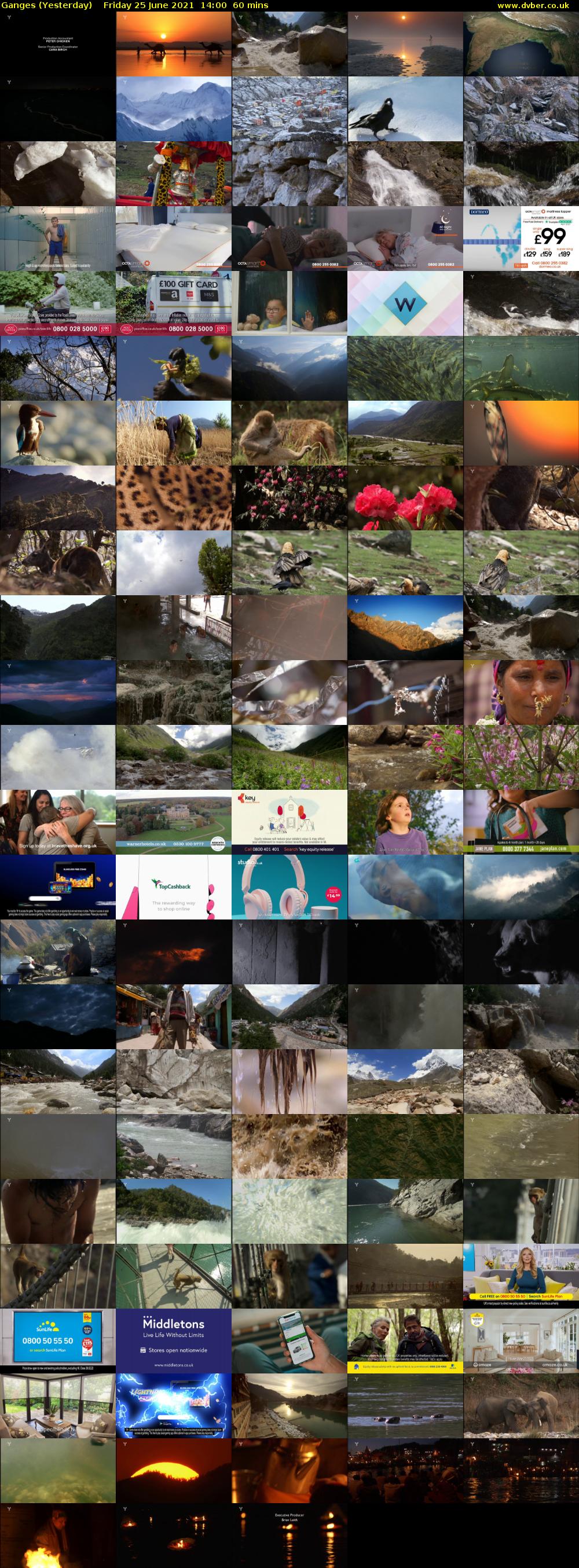 Ganges (Yesterday) Friday 25 June 2021 14:00 - 15:00