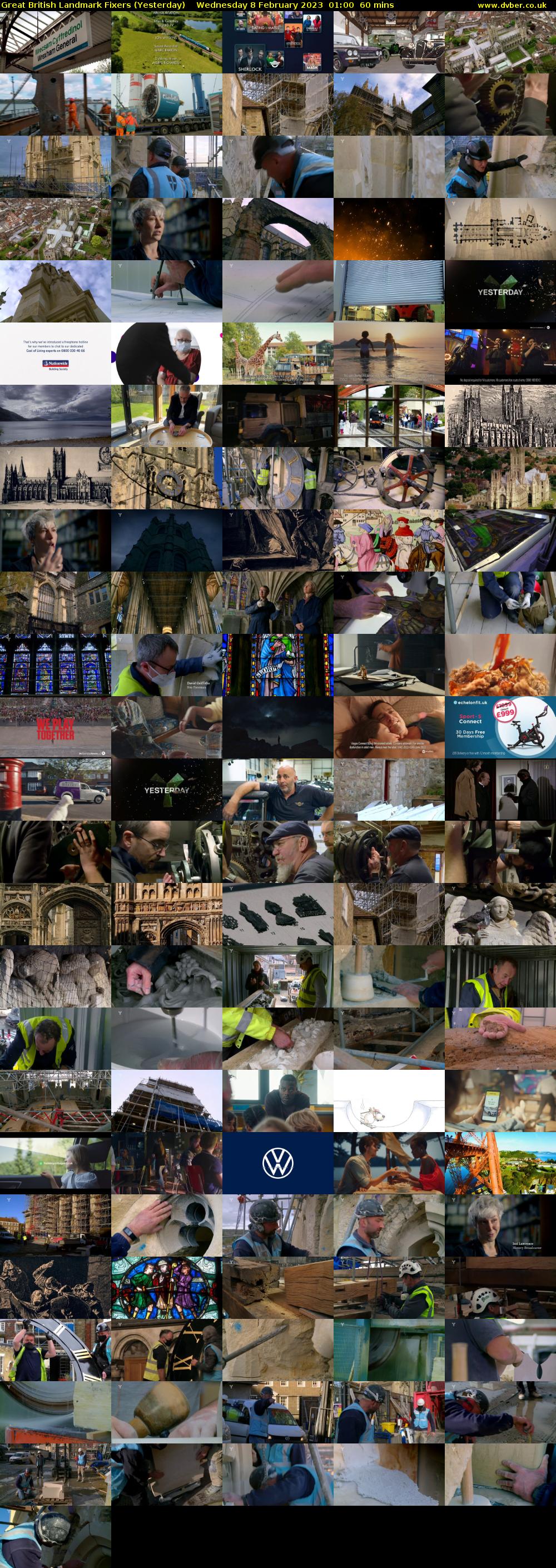 Great British Landmark Fixers (Yesterday) Wednesday 8 February 2023 01:00 - 02:00