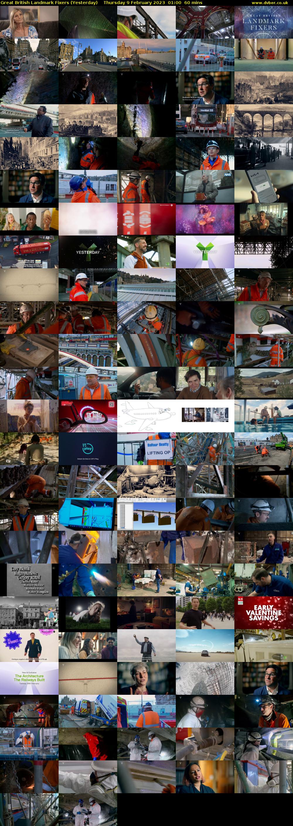 Great British Landmark Fixers (Yesterday) Thursday 9 February 2023 01:00 - 02:00