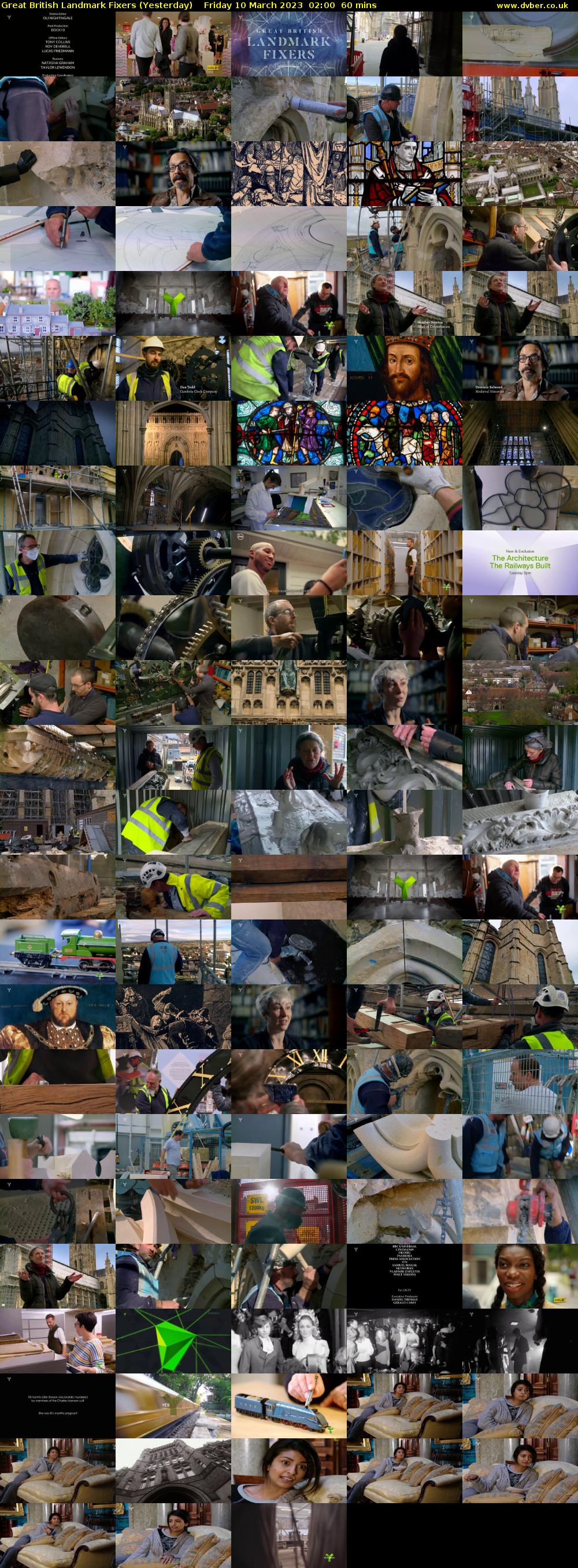 Great British Landmark Fixers (Yesterday) Friday 10 March 2023 02:00 - 03:00